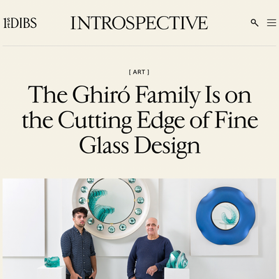1ST DIBS - The Ghiró Family Is on the Cutting Edge of Fine Glass Design