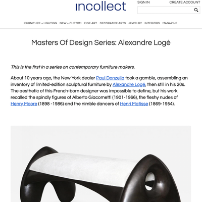 InCollect - Masters Of Design Series: Alexandre Logé