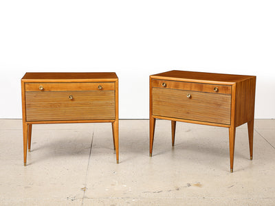 Rare Pair of Bedside Cabinets by Osvaldo Borsani