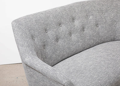 Rare Curved Sofa by Osvaldo Borsani for Tecno
