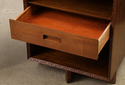 Pair of Bedside Tables by Frank Lloyd Wright