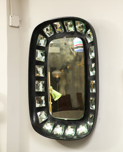 Rare Wall Mirror, model 2045 by Max Ingrand for Fontana Arte