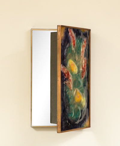 Rare Wall Mirror by Paolo de Poli