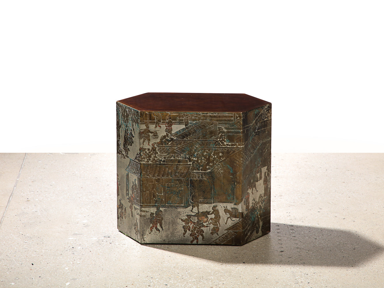 Chan Cube Side Table by Philip & Kelvin LaVerne