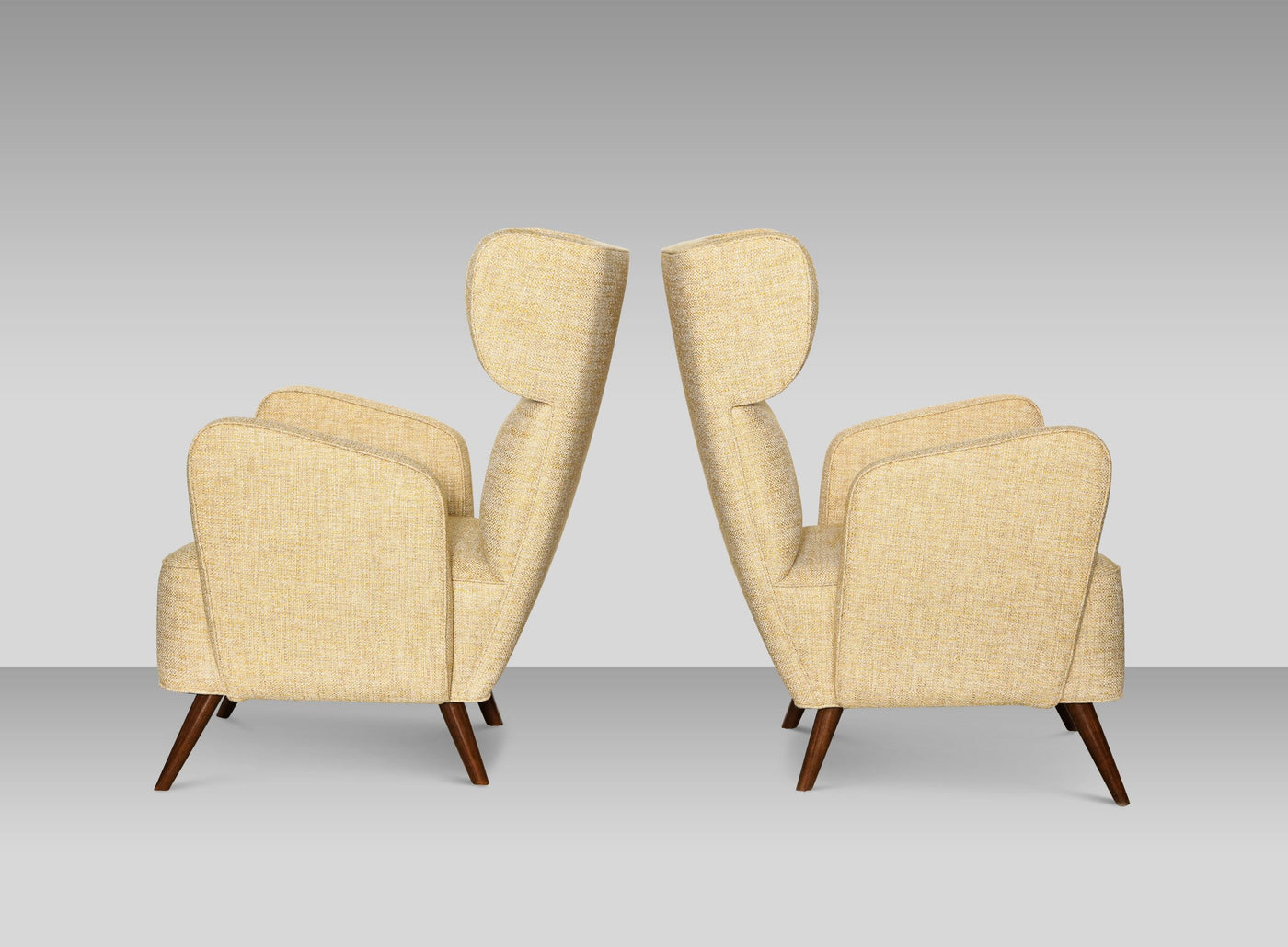 Pair of “Treno” New Production Lounge Chairs by Donzella Ltd.