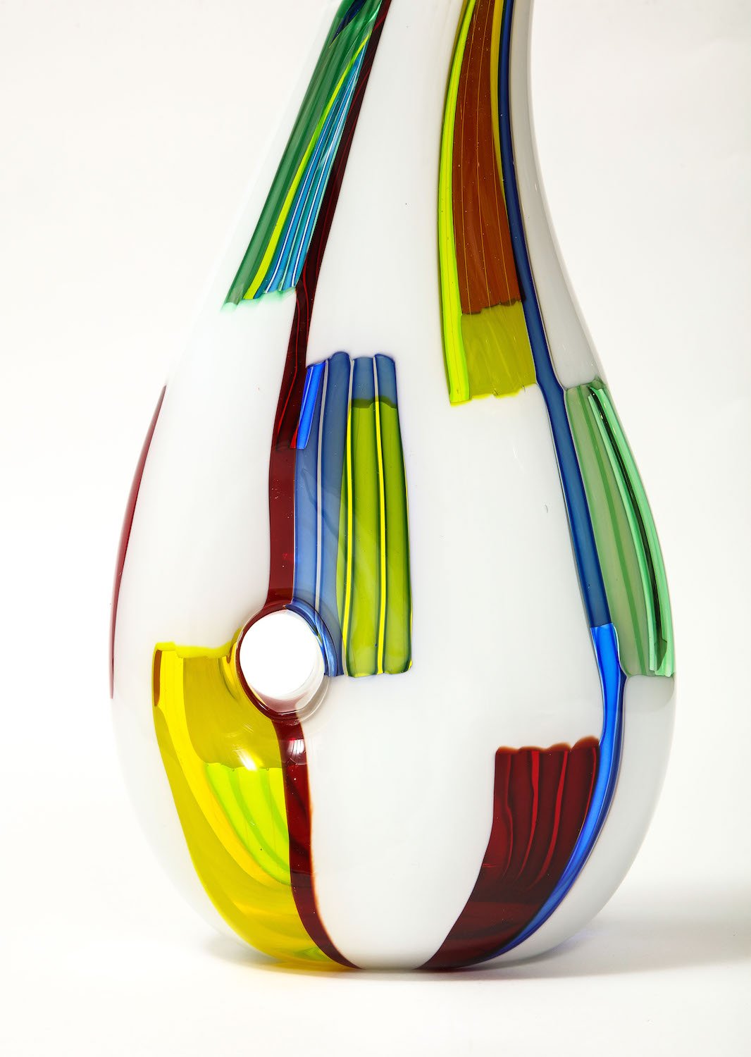 Rare "Bandiere" Vase By Anzolo Fuga for A.V.E.M.