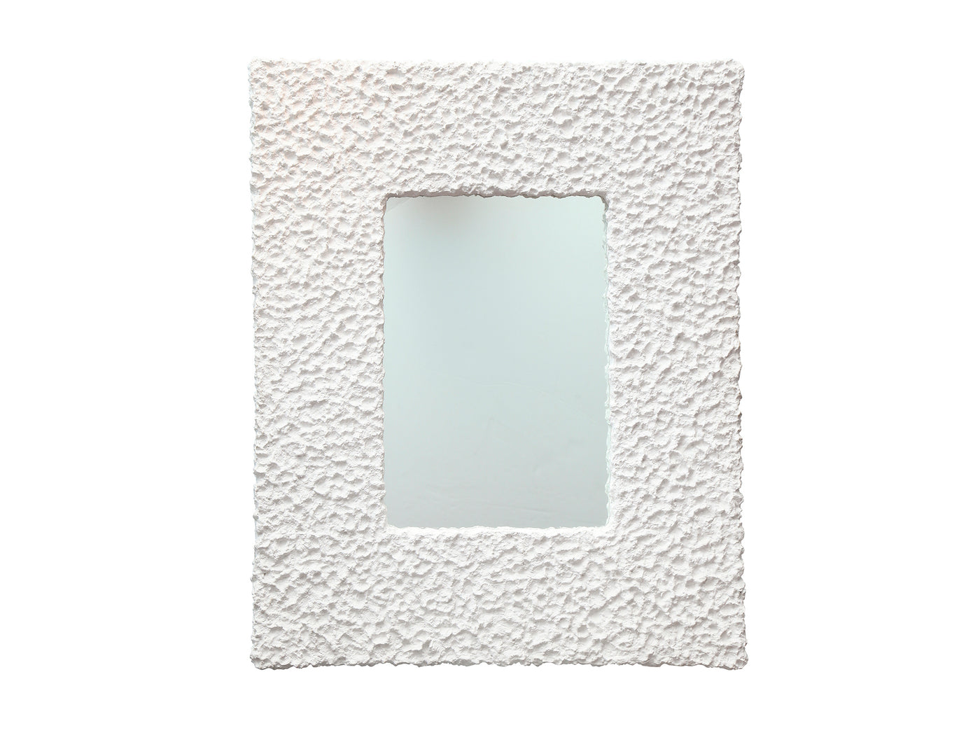 "Névé" Plaster Wall Mirror, Contemporary by Alexandre Logé