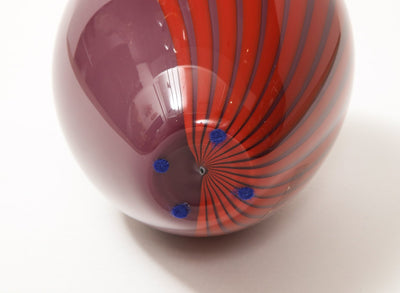 Hand Blown Glass Vase By Lino Tagliapietra for F3 International