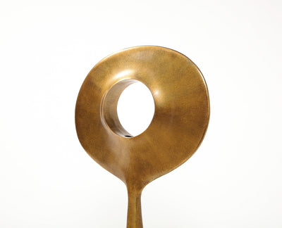 "Kei," Studio-Built Bronze Table Light by Alexandre Logé