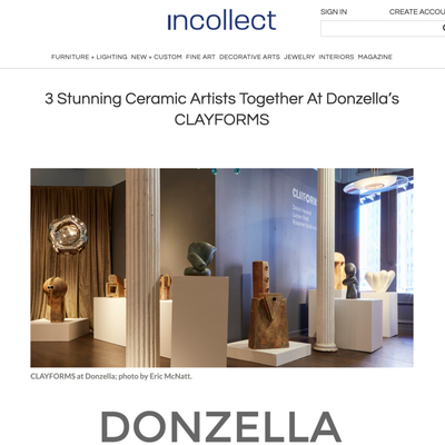 InCollect - 3 Stunning Ceramic Artists Together At Donzella’s CLAYFORMS
