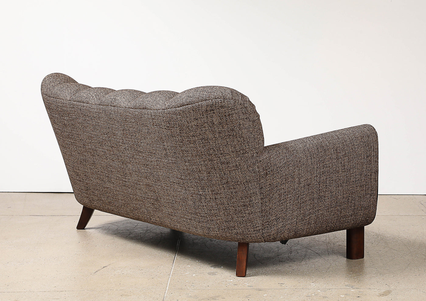 Early Sculptural Settee by Gio Ponti