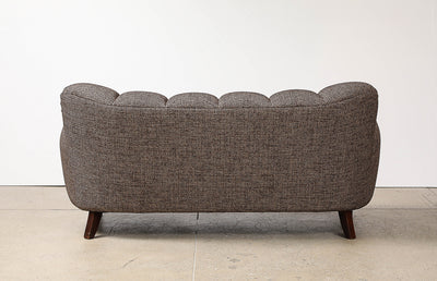 Early Sculptural Settee by Gio Ponti