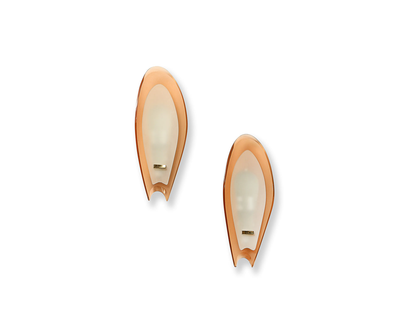 Pair of Wall Lights by Max Ingrand for Fontana Arte