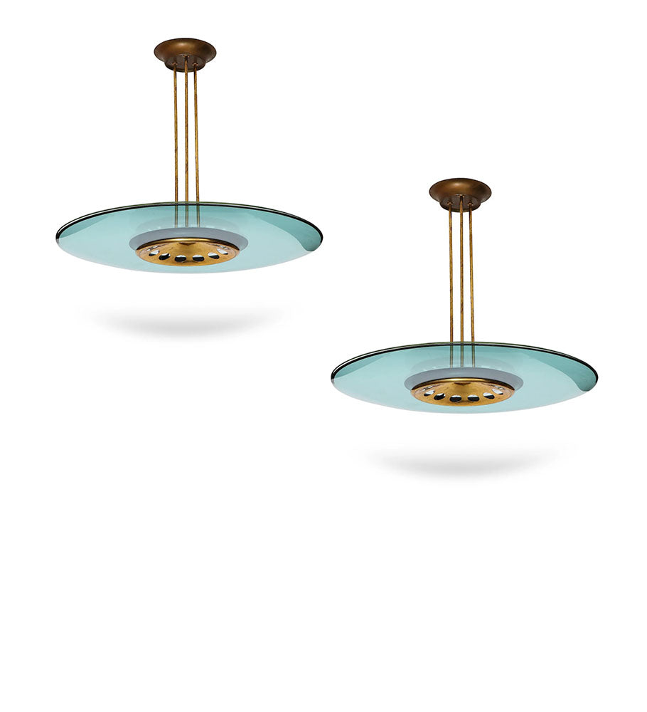 Rare Chandelier # 1508 by Max Ingrand for Fontana Arte