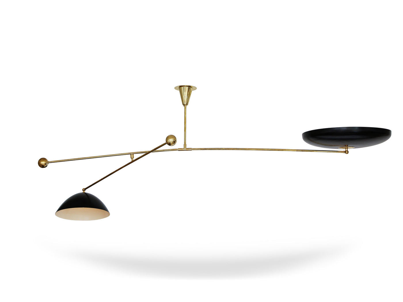 Double Dish Mobile Fixture by Fedele Papagni