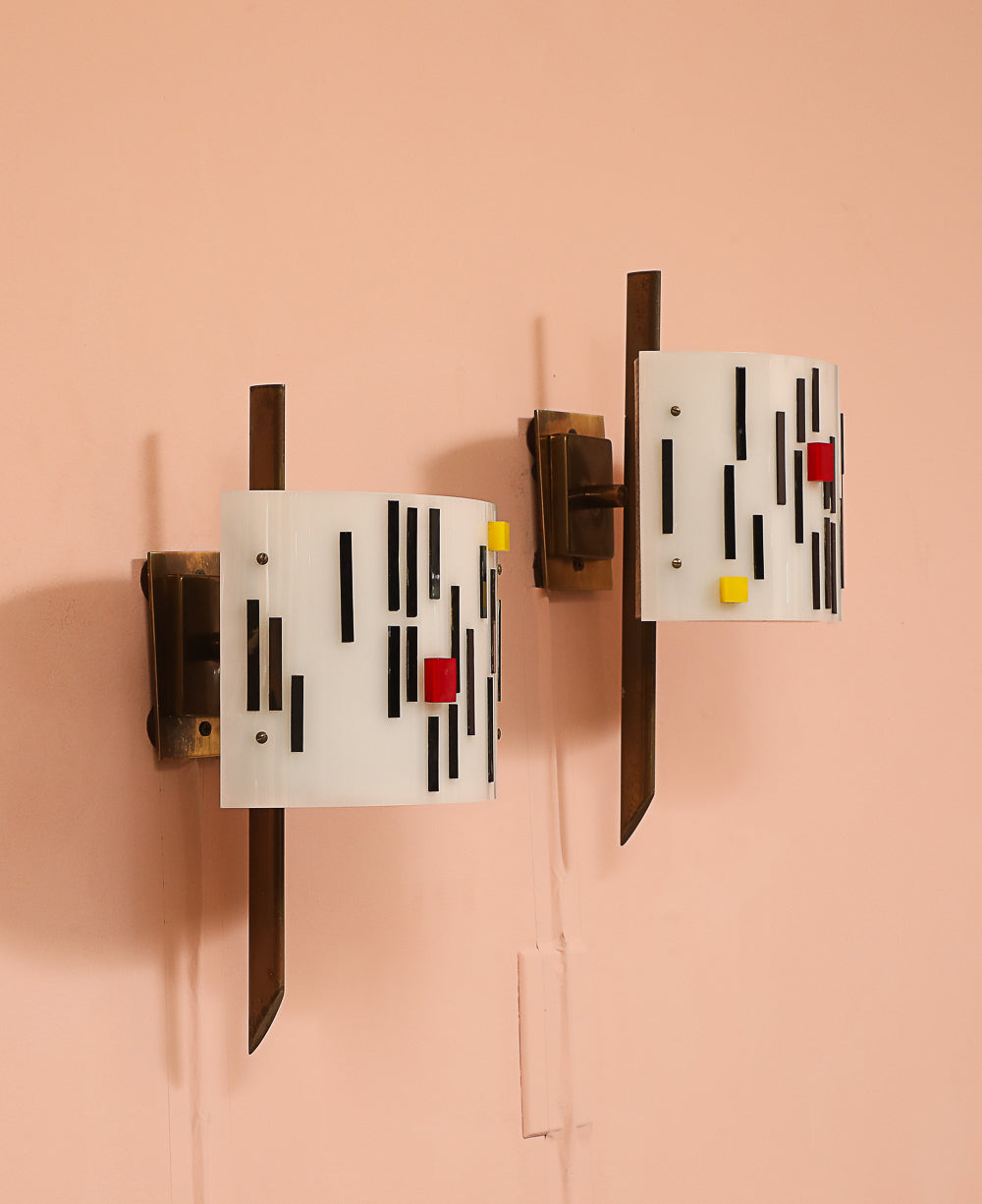 Pair of Wall Lights by Angelo Lelii for Arredoluce