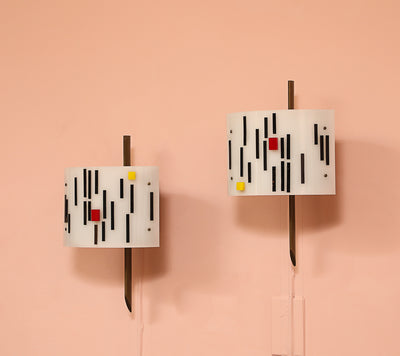 Pair of Wall Lights by Angelo Lelii for Arredoluce
