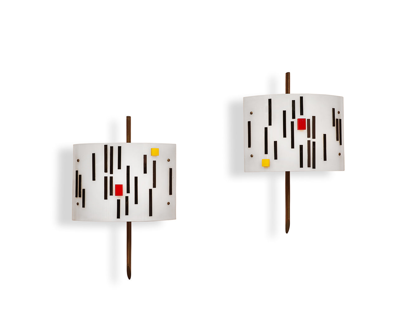 Pair of Wall Lights by Angelo Lelii for Arredoluce