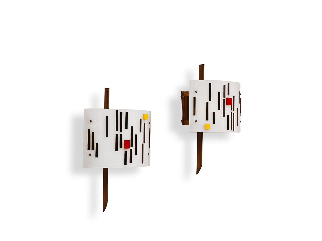 Pair of Wall Lights by Angelo Lelii for Arredoluce