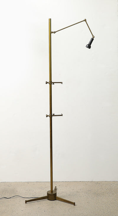 Easel Floor Lamp by Angelo Lelii for Arredoluce