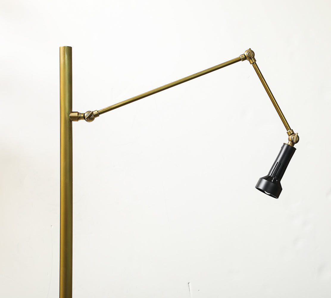 Easel Floor Lamp by Angelo Lelii for Arredoluce