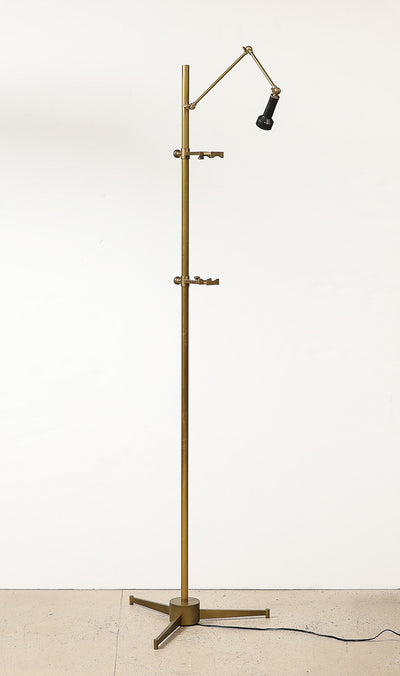 Easel Floor Lamp by Angelo Lelii for Arredoluce