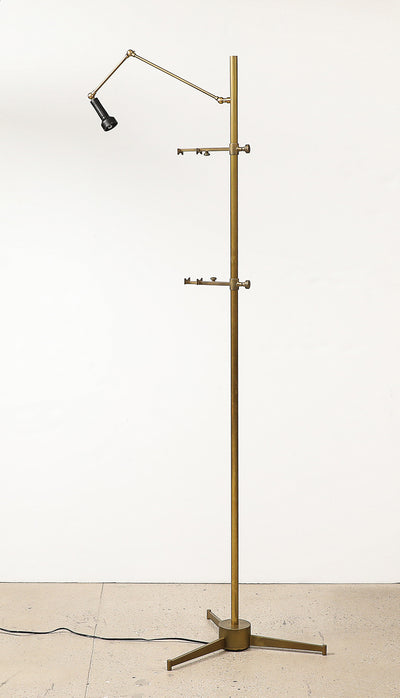 Easel Floor Lamp by Angelo Lelii for Arredoluce