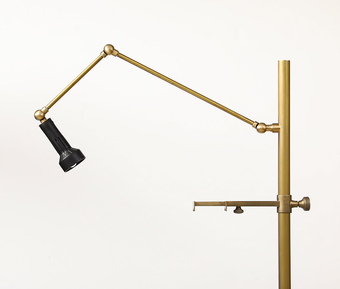 Easel Floor Lamp by Angelo Lelii for Arredoluce