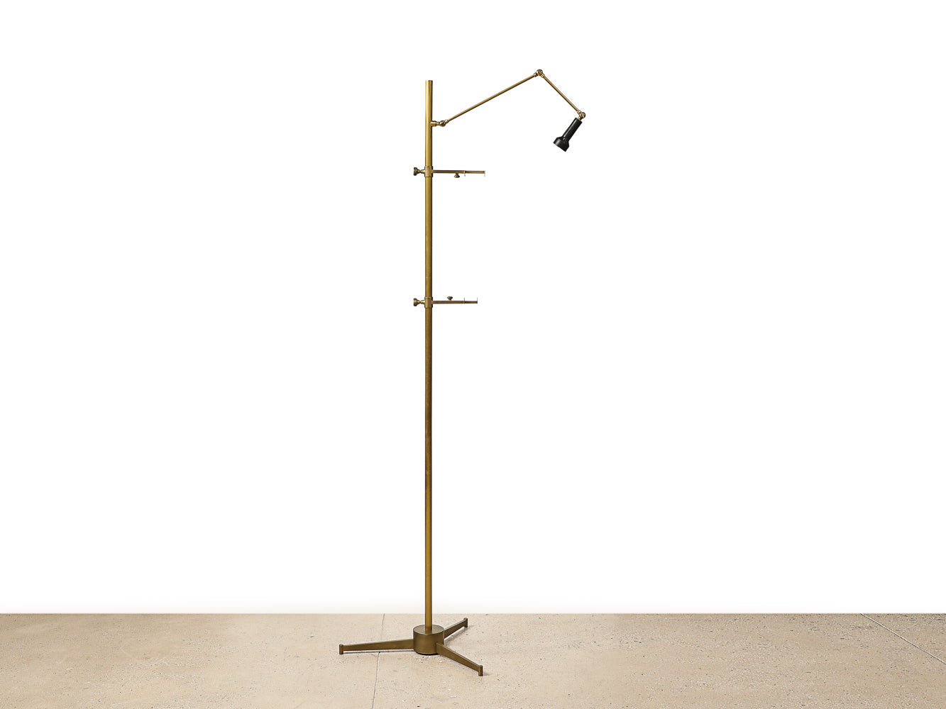 Easel Floor Lamp by Angelo Lelii for Arredoluce