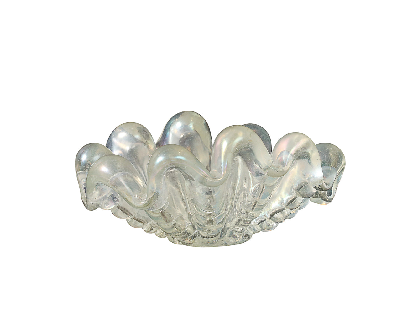 Grosse Costolature Shell Bowl by Ercole Barovier