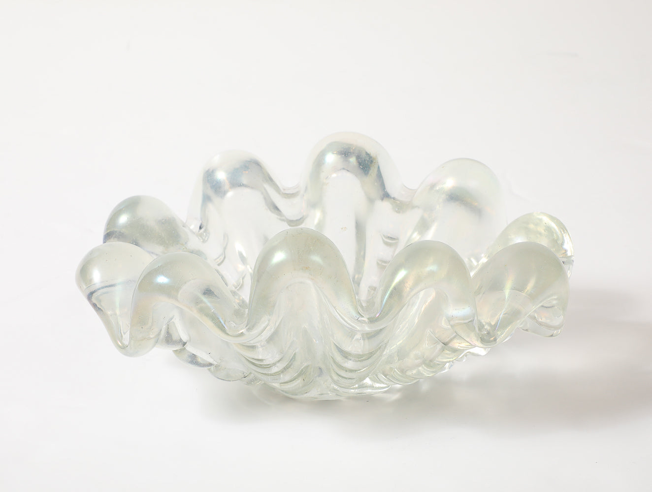 Grosse Costolature Shell Bowl by Ercole Barovier