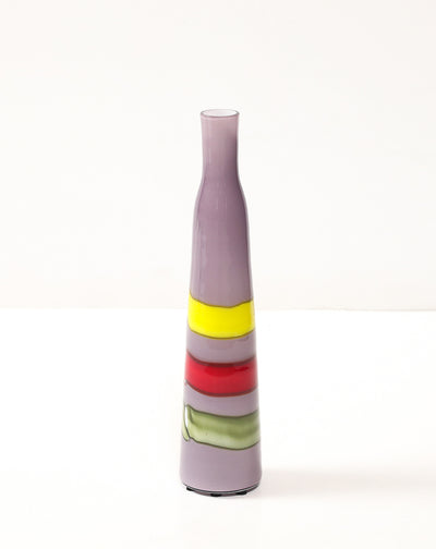 Striped Murano Vase by Fulvio Bianconi for Venini