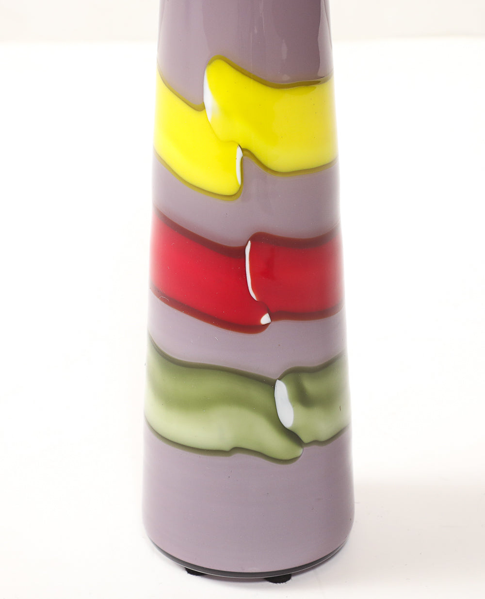 Striped Murano Vase by Fulvio Bianconi for Venini