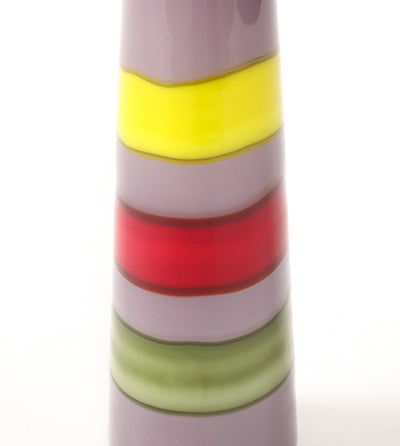 Striped Murano Vase by Fulvio Bianconi for Venini