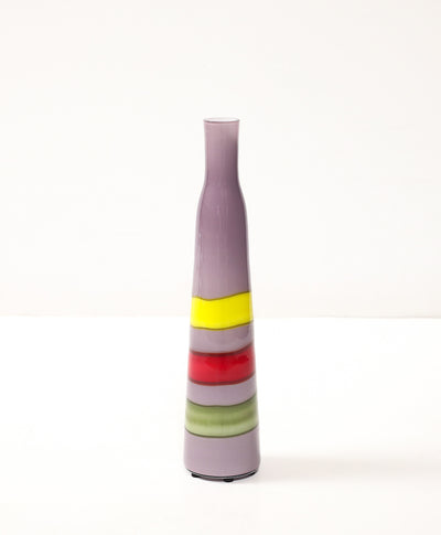 Striped Murano Vase by Fulvio Bianconi for Venini