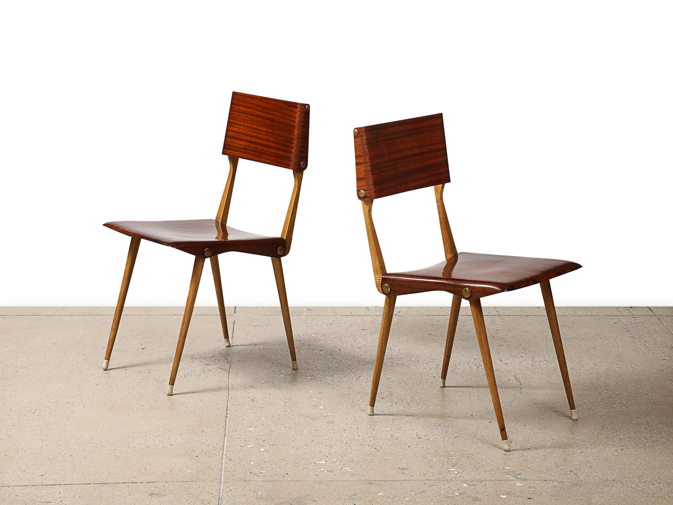 Rare 638 Side Chairs by Carlo De Carli