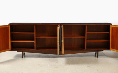 Rare Four Door Sideboard by Martin Eisler & Carlo Hauner