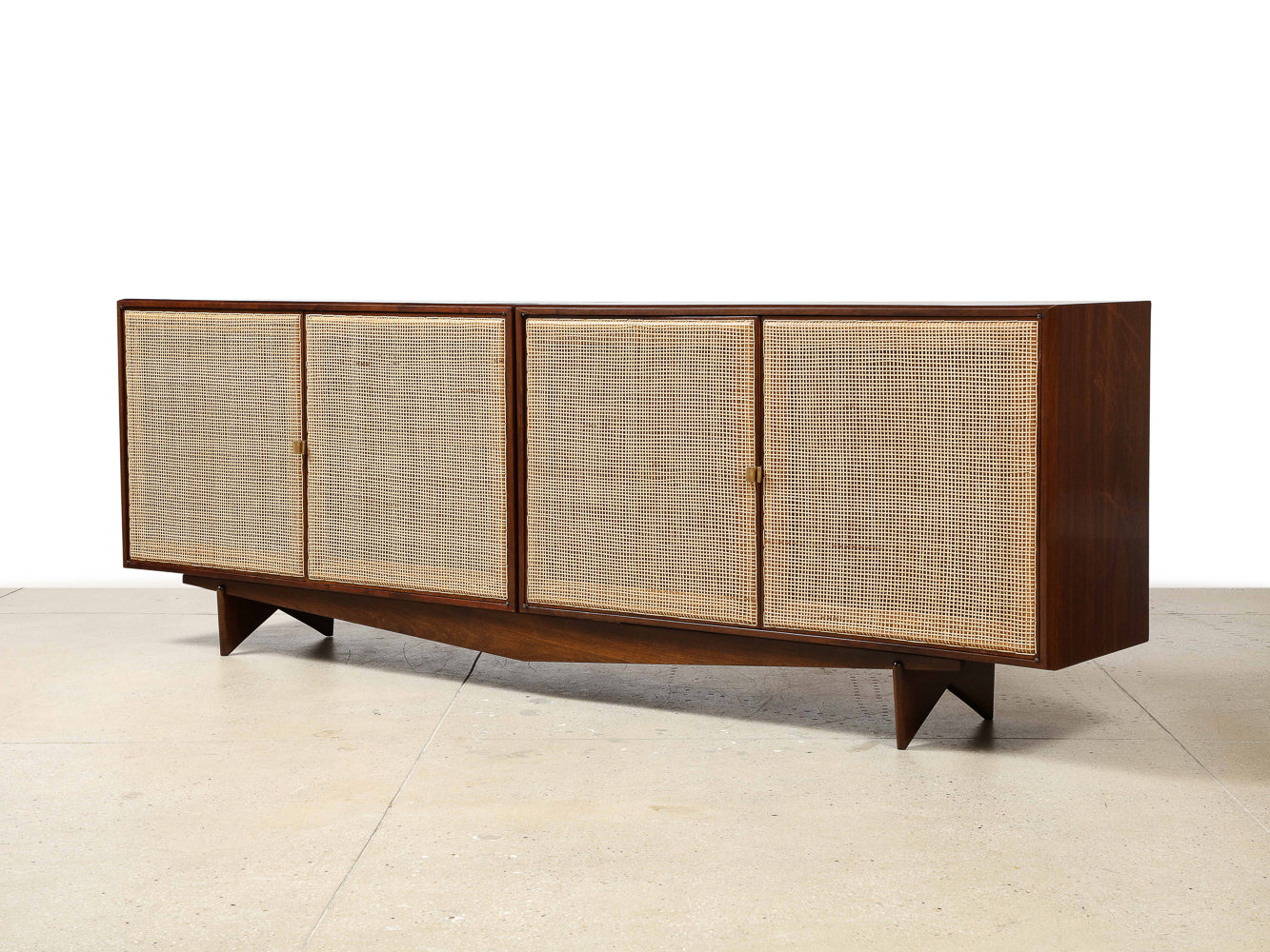 Rare Four Door Sideboard by Martin Eisler & Carlo Hauner