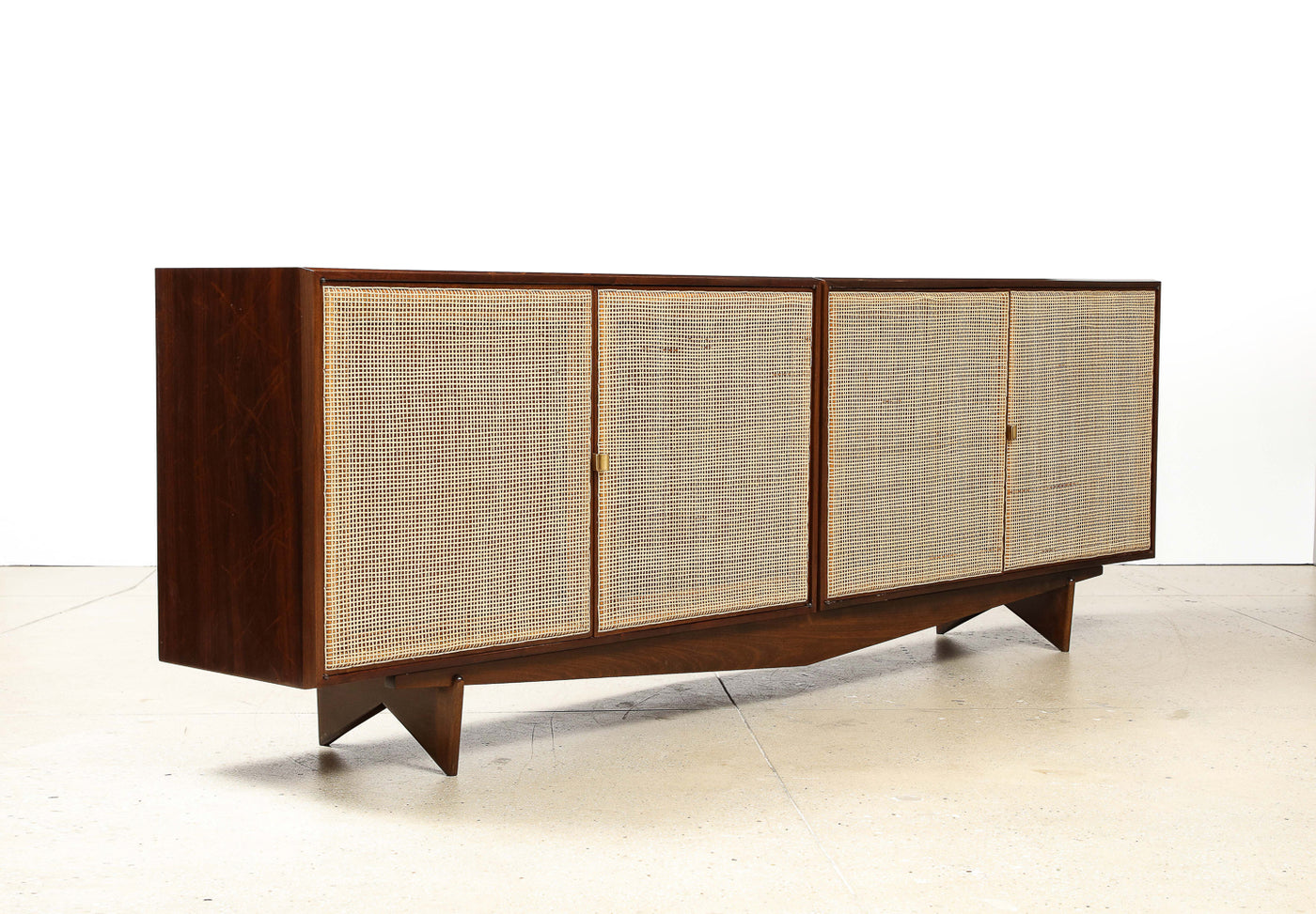 Rare Four Door Sideboard by Martin Eisler & Carlo Hauner