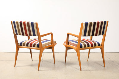 Rare Pair of Armchairs by Carlo De Carli