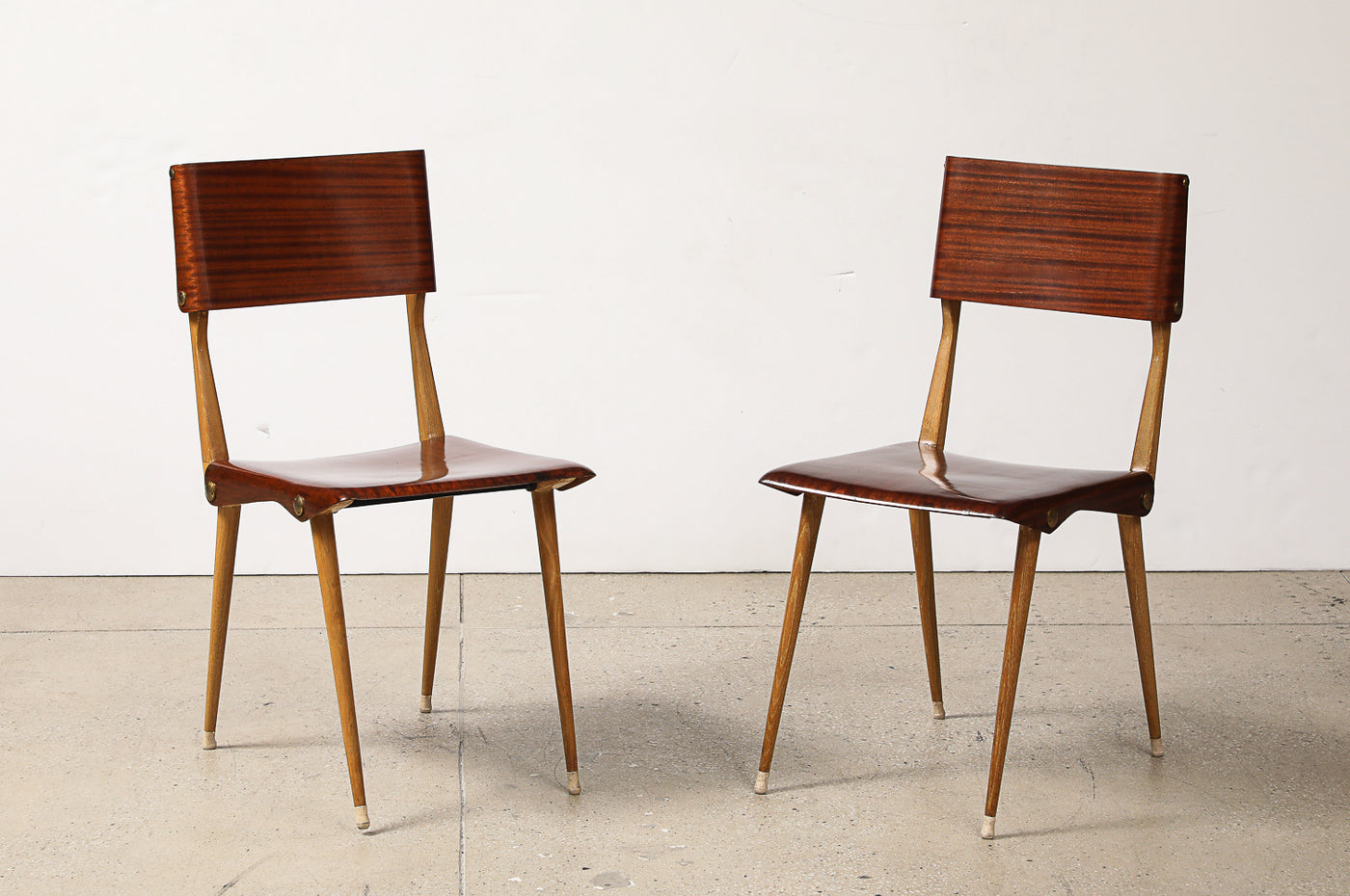 Rare 638 Side Chairs by Carlo De Carli