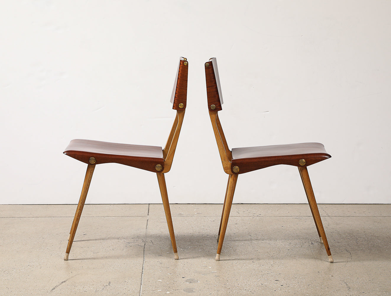 Rare 638 Side Chairs by Carlo De Carli