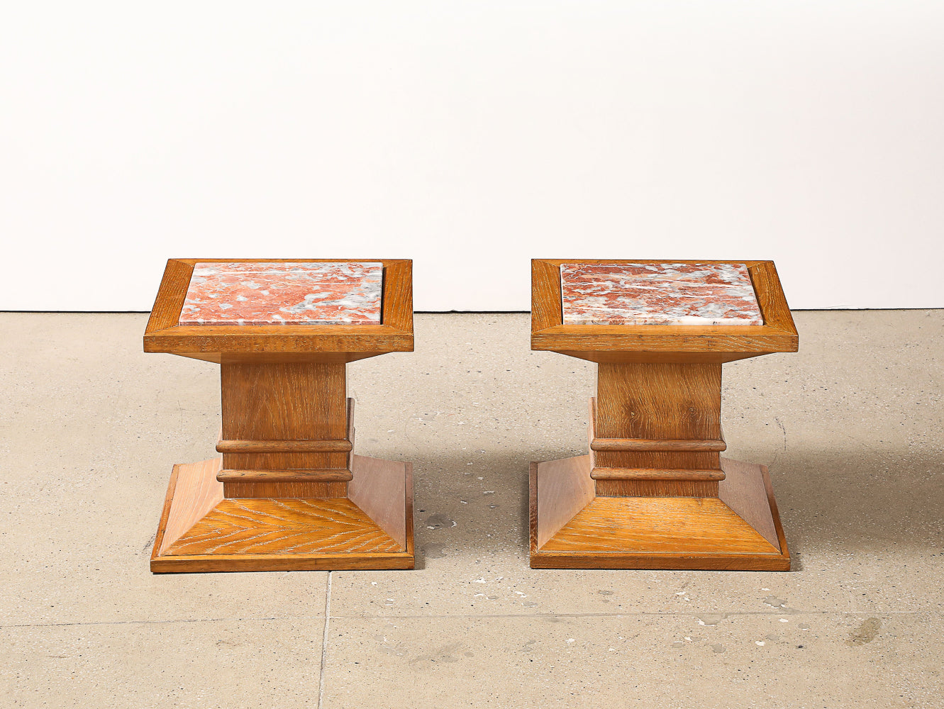 Pair of Column Side Tables