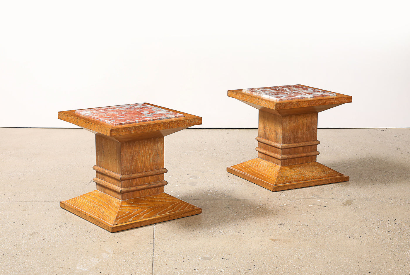 Pair of Column Side Tables