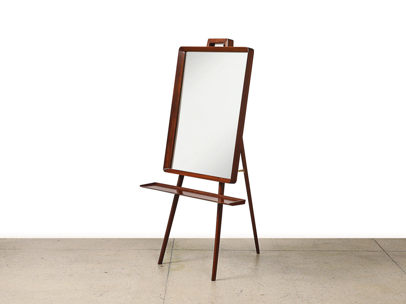 Rare Easel Dressing Mirror by Max Ingrand for Fontana Arte