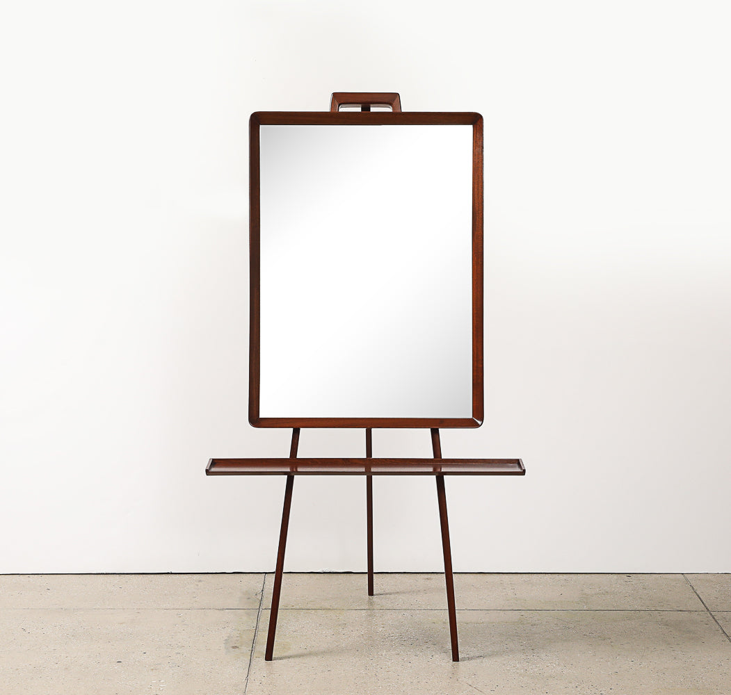 Rare Easel Dressing Mirror by Max Ingrand for Fontana Arte