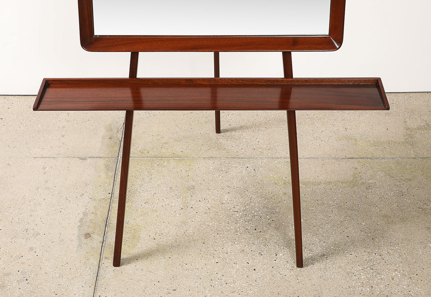 Rare Easel Dressing Mirror by Max Ingrand for Fontana Arte