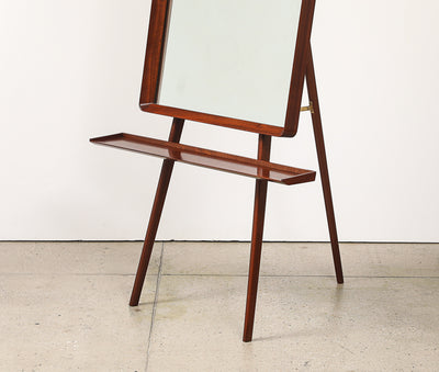Rare Easel Dressing Mirror by Max Ingrand for Fontana Arte