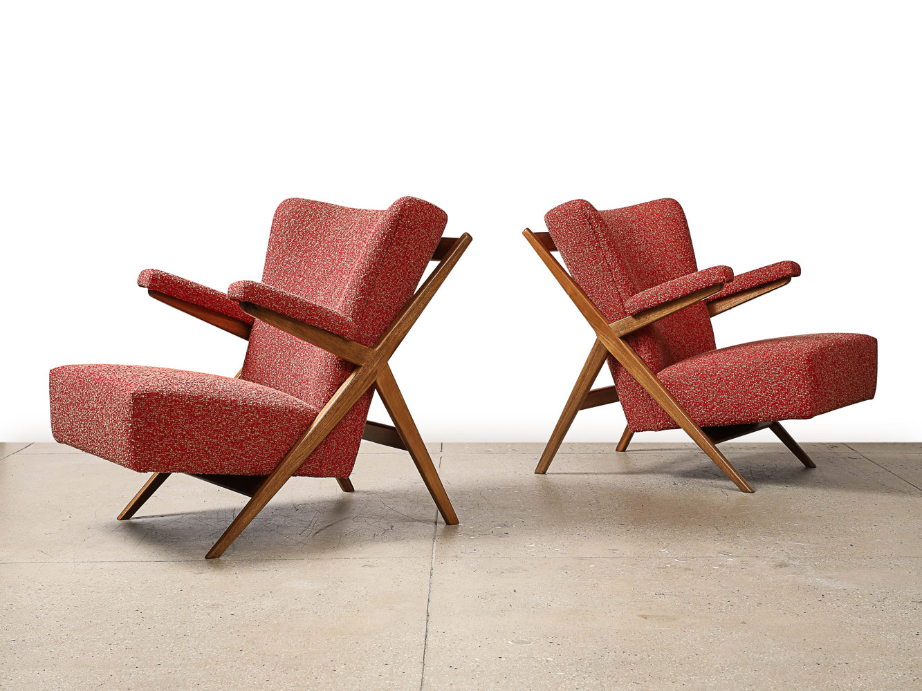 Model No. 432 Lounge Chairs by Franco Albini