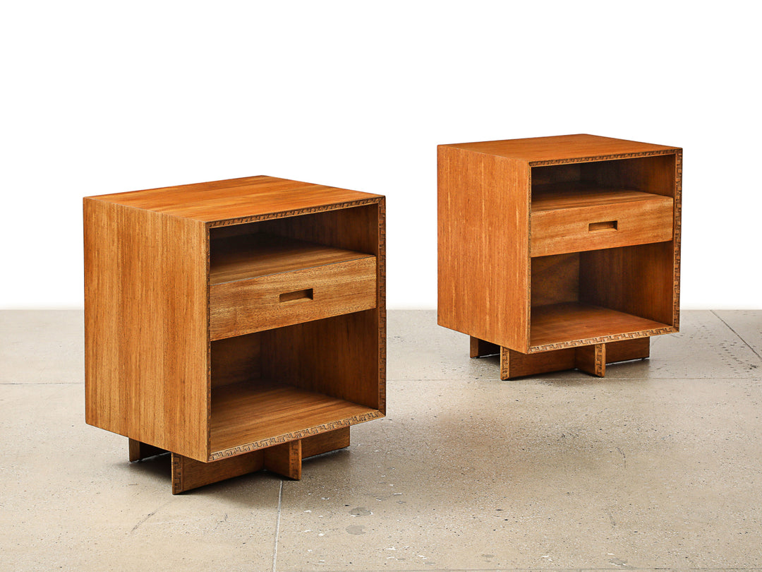 Pair of Bedside Tables by Frank Lloyd Wright – Donzella LTD.